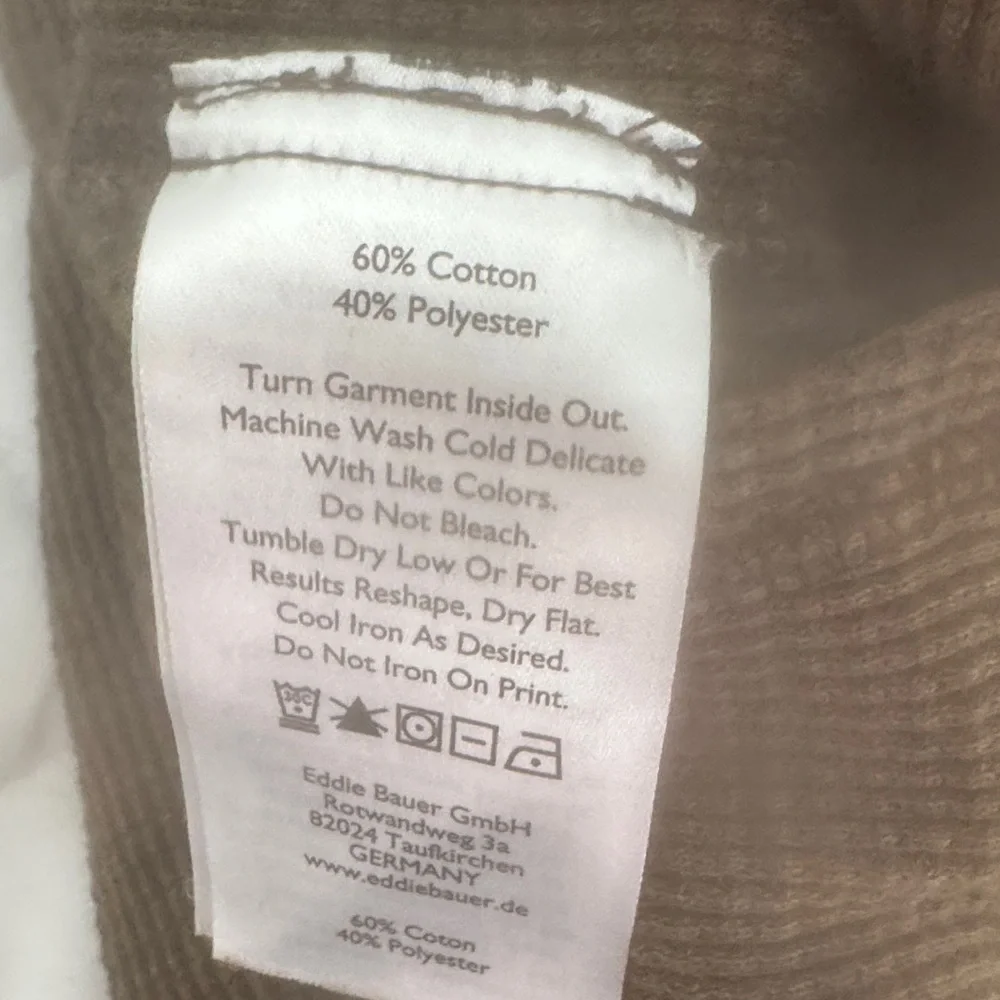 Eddie Bauer Olive Hooded Top